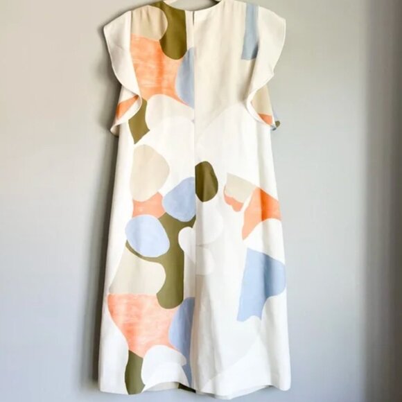 Lafayette 148 New York Abstract Dress - Picture 8 of 10